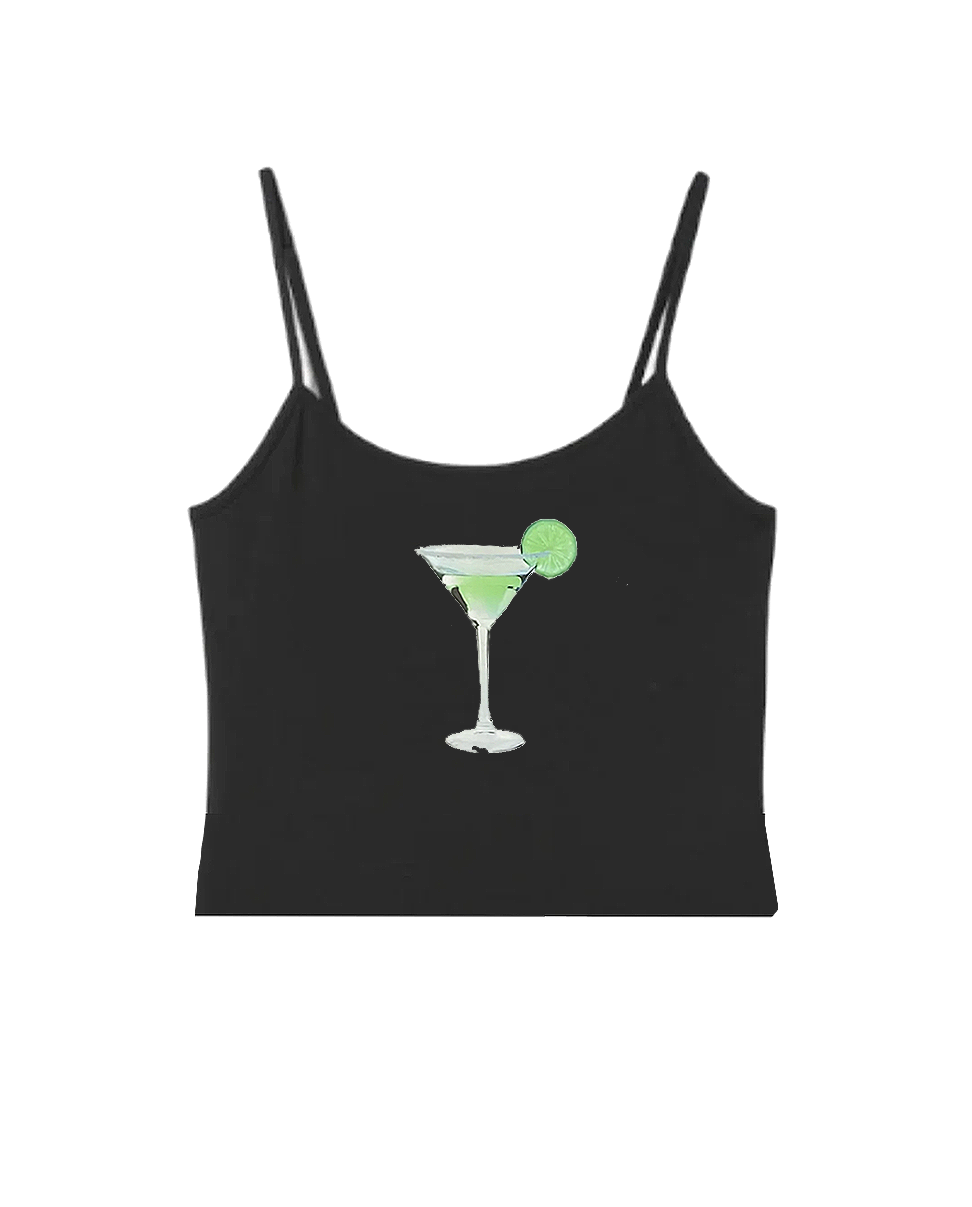 Green Martini Tank Top
