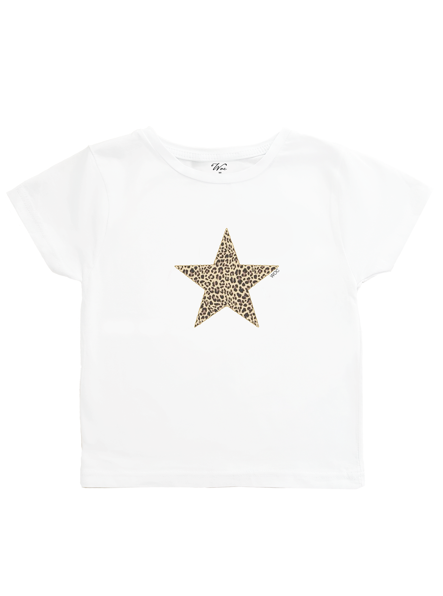 "Leopard Star" Baby Tee