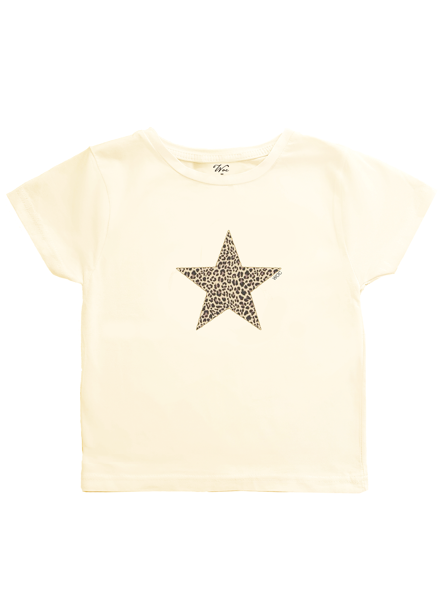 "Leopard Star" Baby Tee