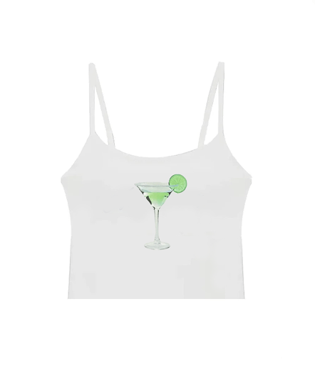 Green Martini Tank Top