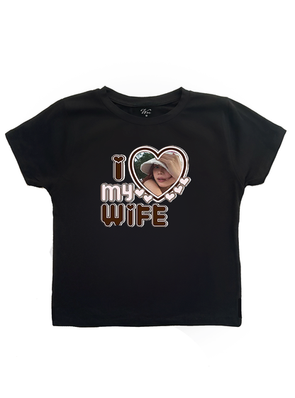 I Love My Wife - İstediğin Resmi Bastır Baby Tee