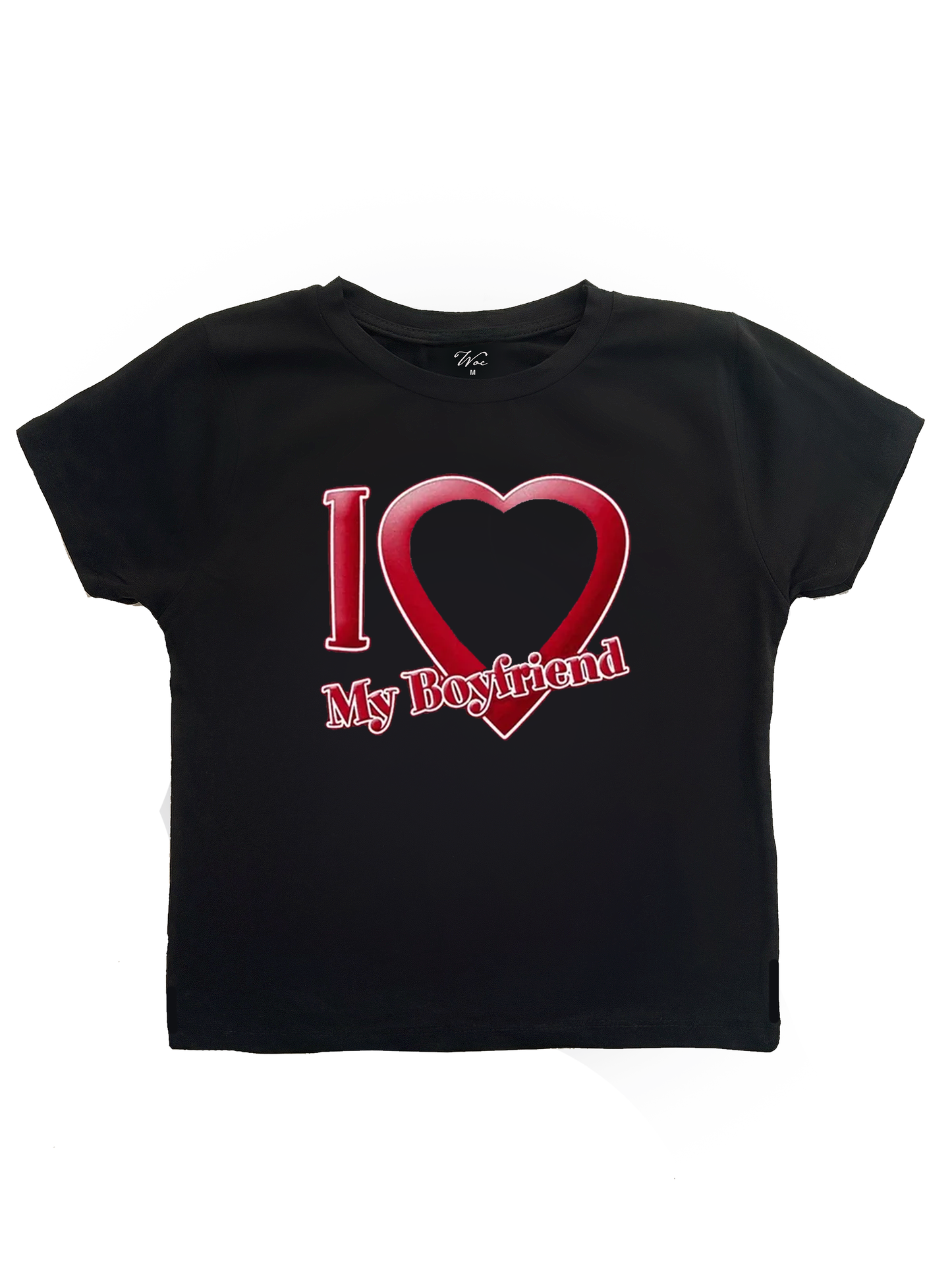 I Love Boyfriend - İstediğin Resmi Bastır Baby Tee