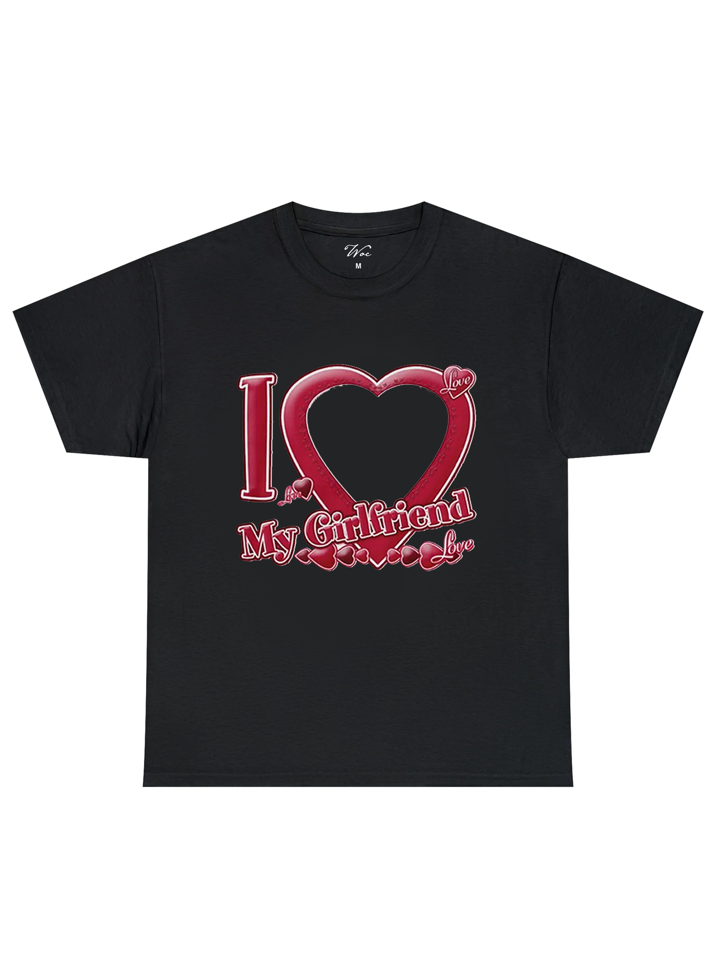 I Love My Girlfriend - İstediğin Resmi Bastır T-Shirt