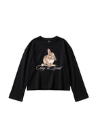 Bunny Kisses Flare-Cuff Top