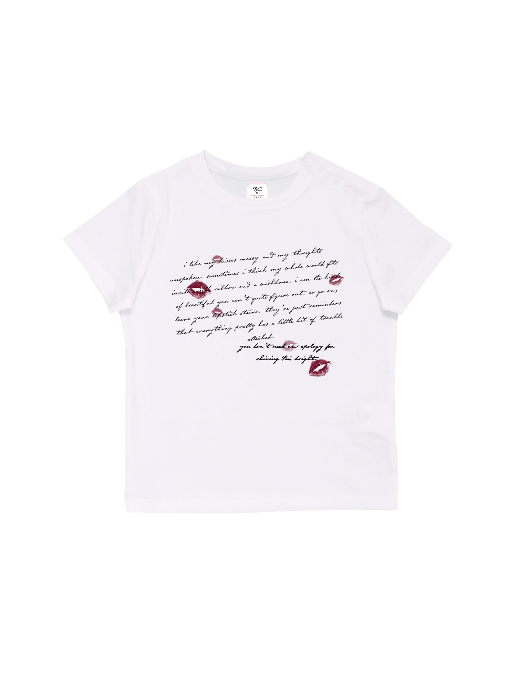 Lips & Lines Baby Tee