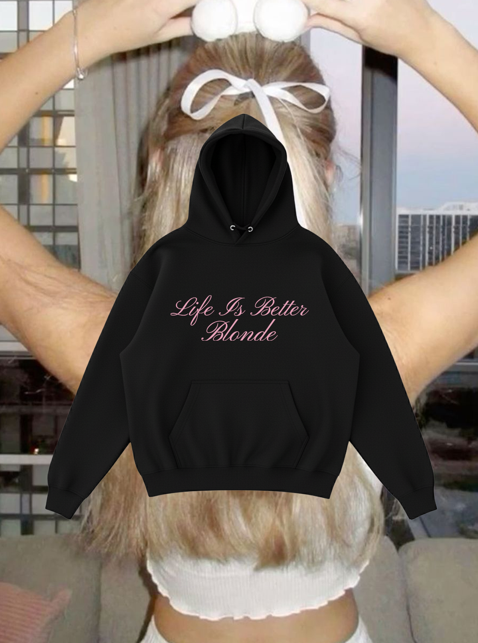 Life Is Better Blonde Hoodie