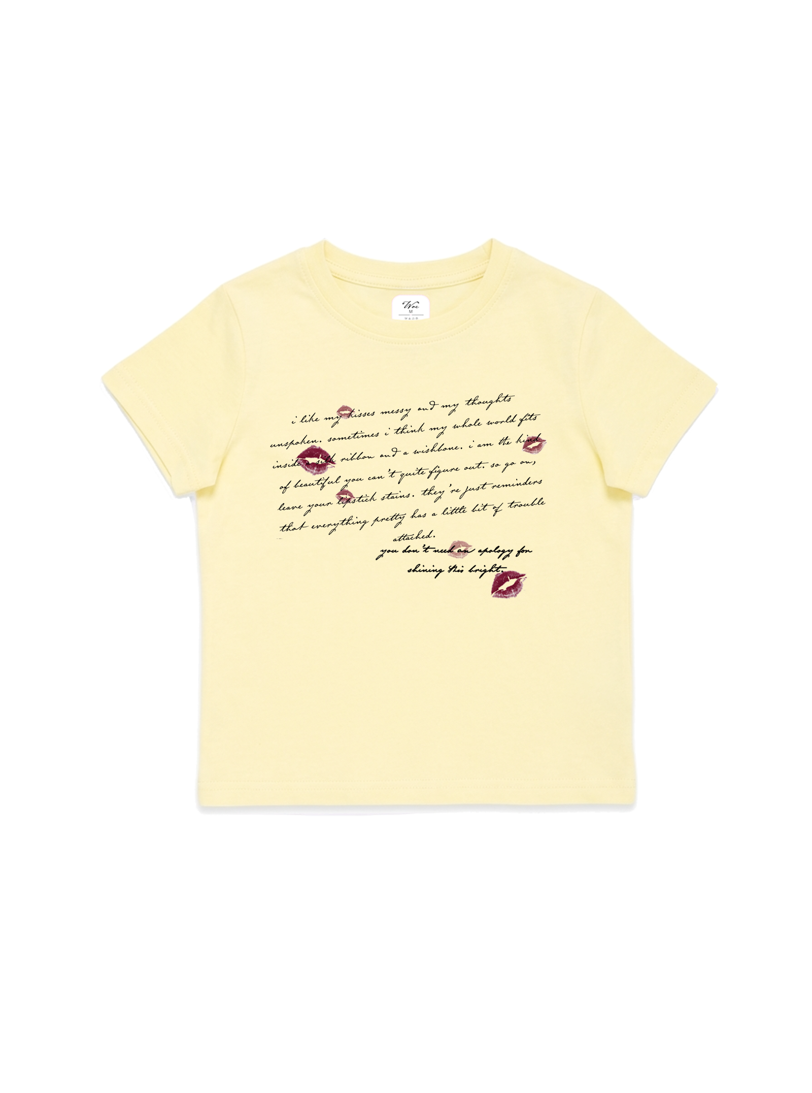 Lips & Lines Baby Tee