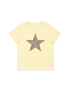 Leopard Star Baby Tee
