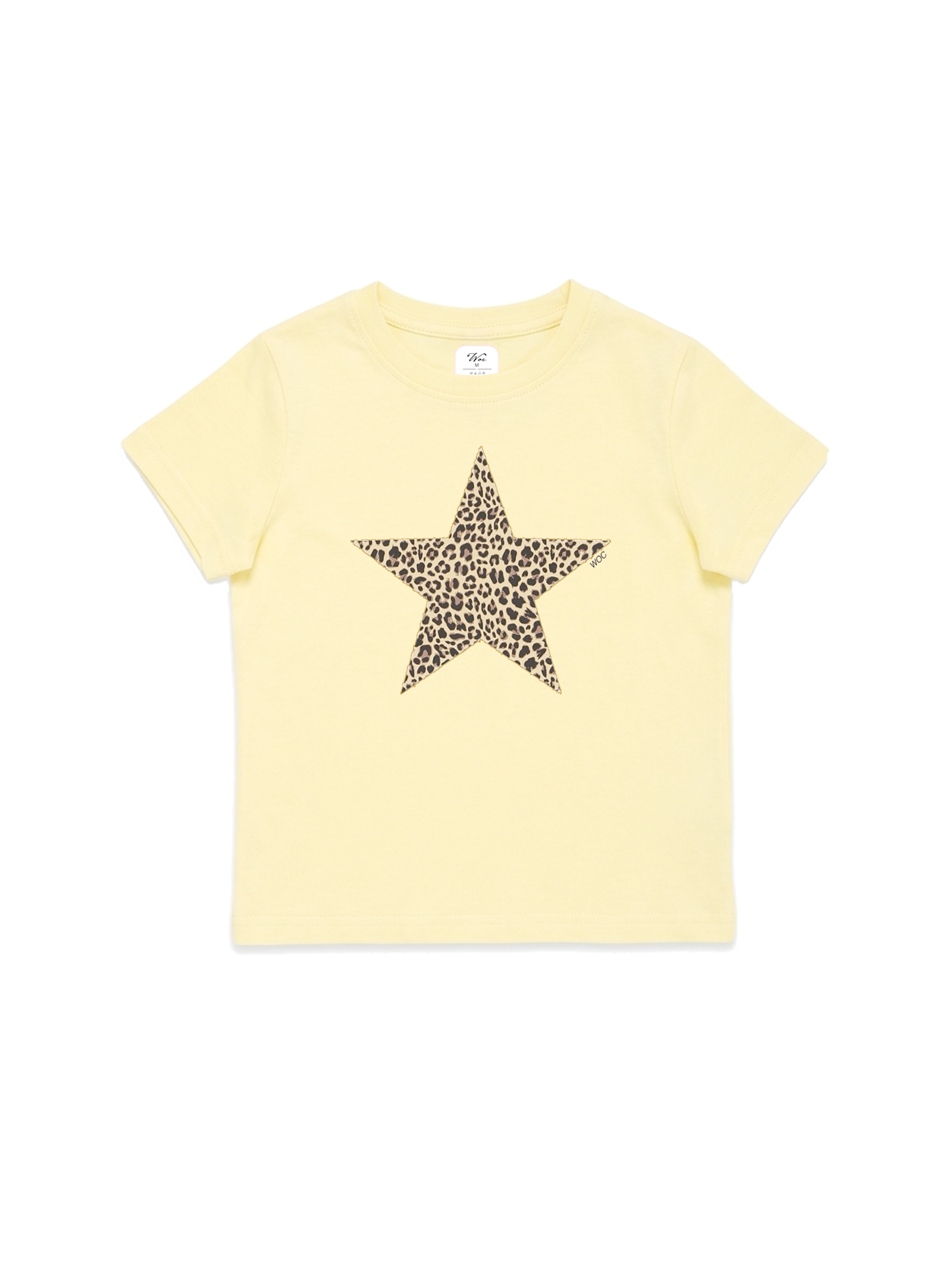 Leopard Star Baby Tee