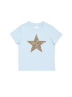 Leopard Star Baby Tee