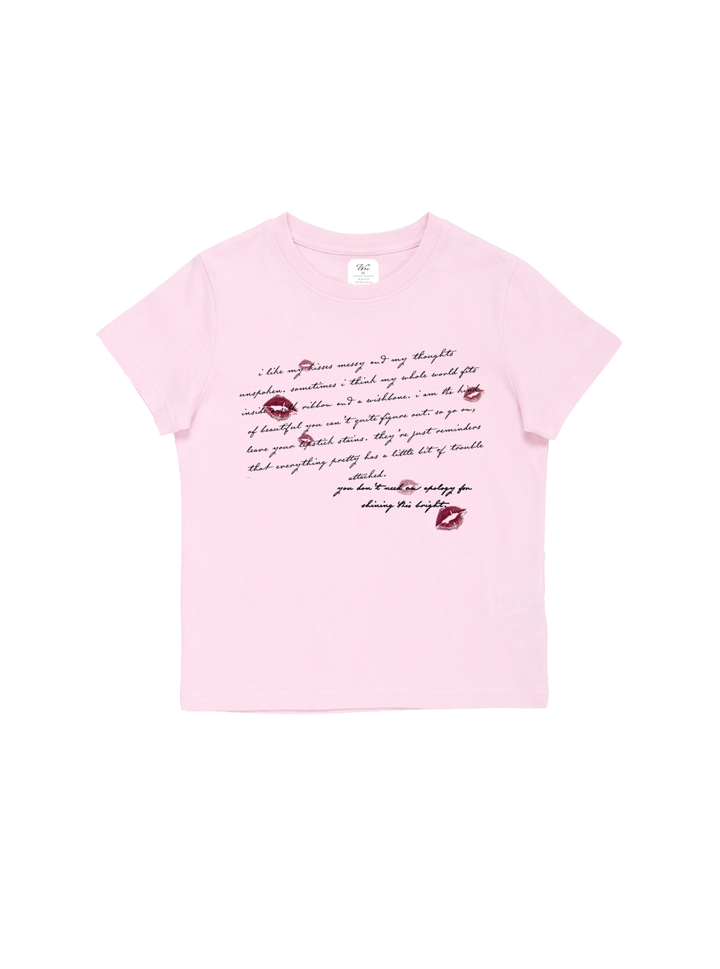 Lips & Lines Baby Tee