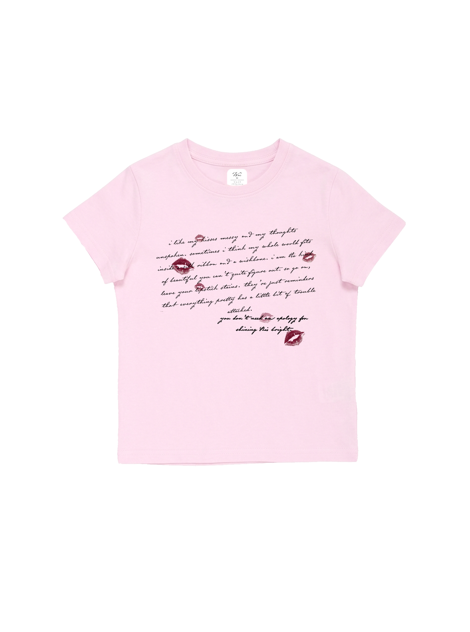 Lips & Lines Baby Tee