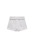 Wide-Leg Loungewear Şort