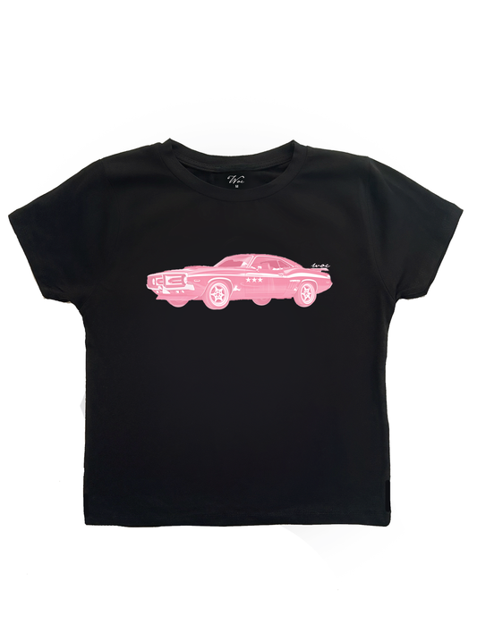 Car Printed Baby Tee