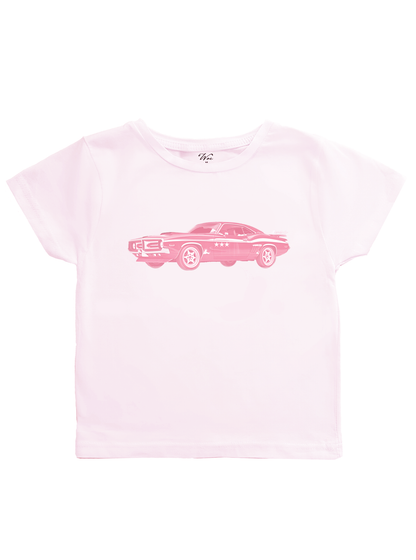 Car Printed Baby Tee