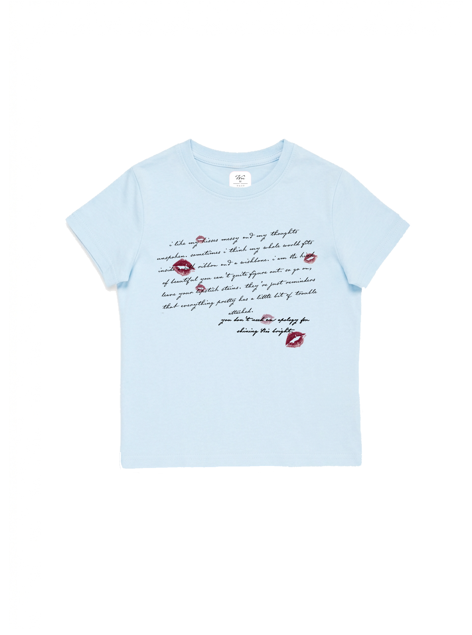 Lips & Lines Baby Tee