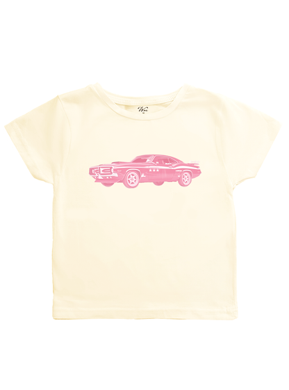 Car Printed Baby Tee