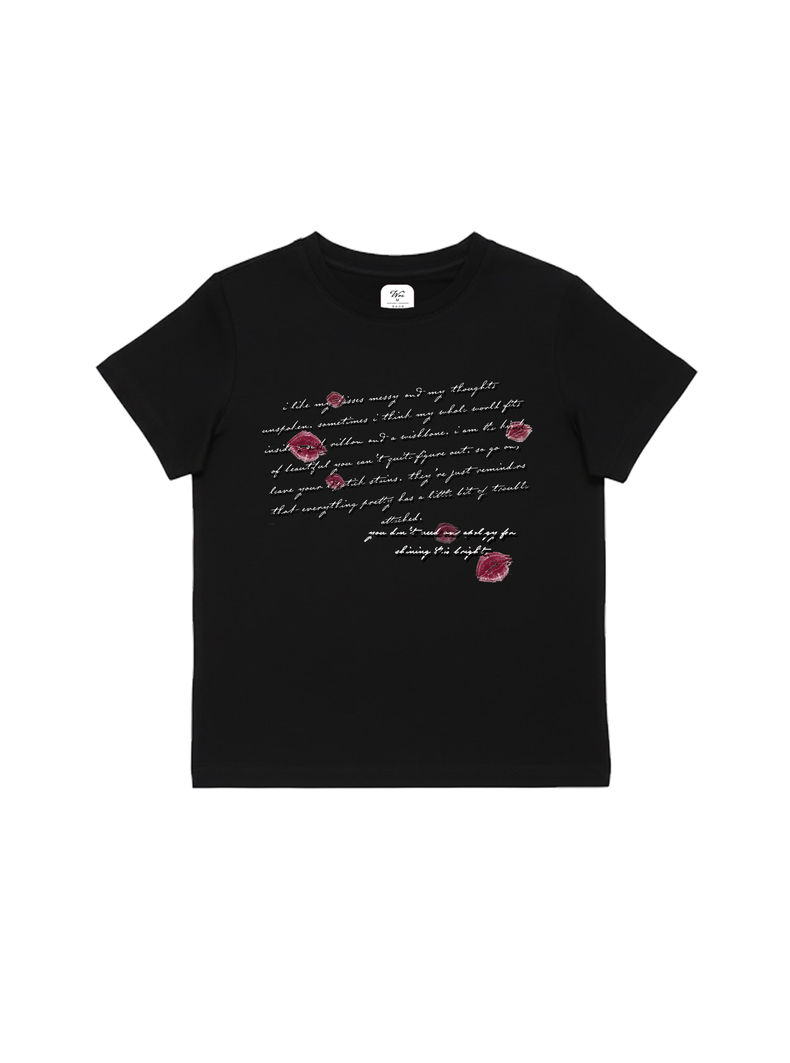 Lips & Lines Baby Tee