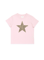 Leopard Star Baby Tee