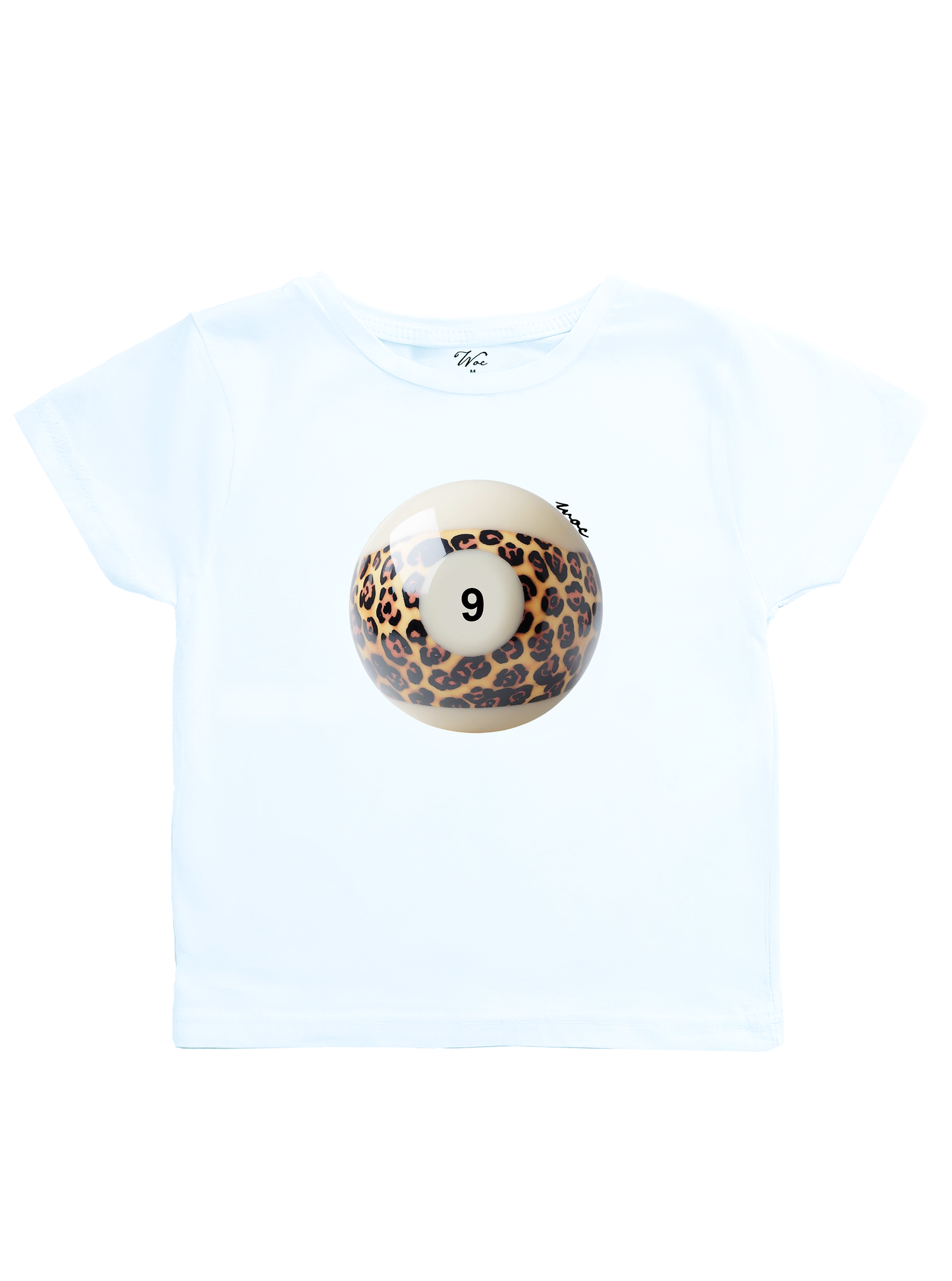 Number 9 Leopard Baby Tee