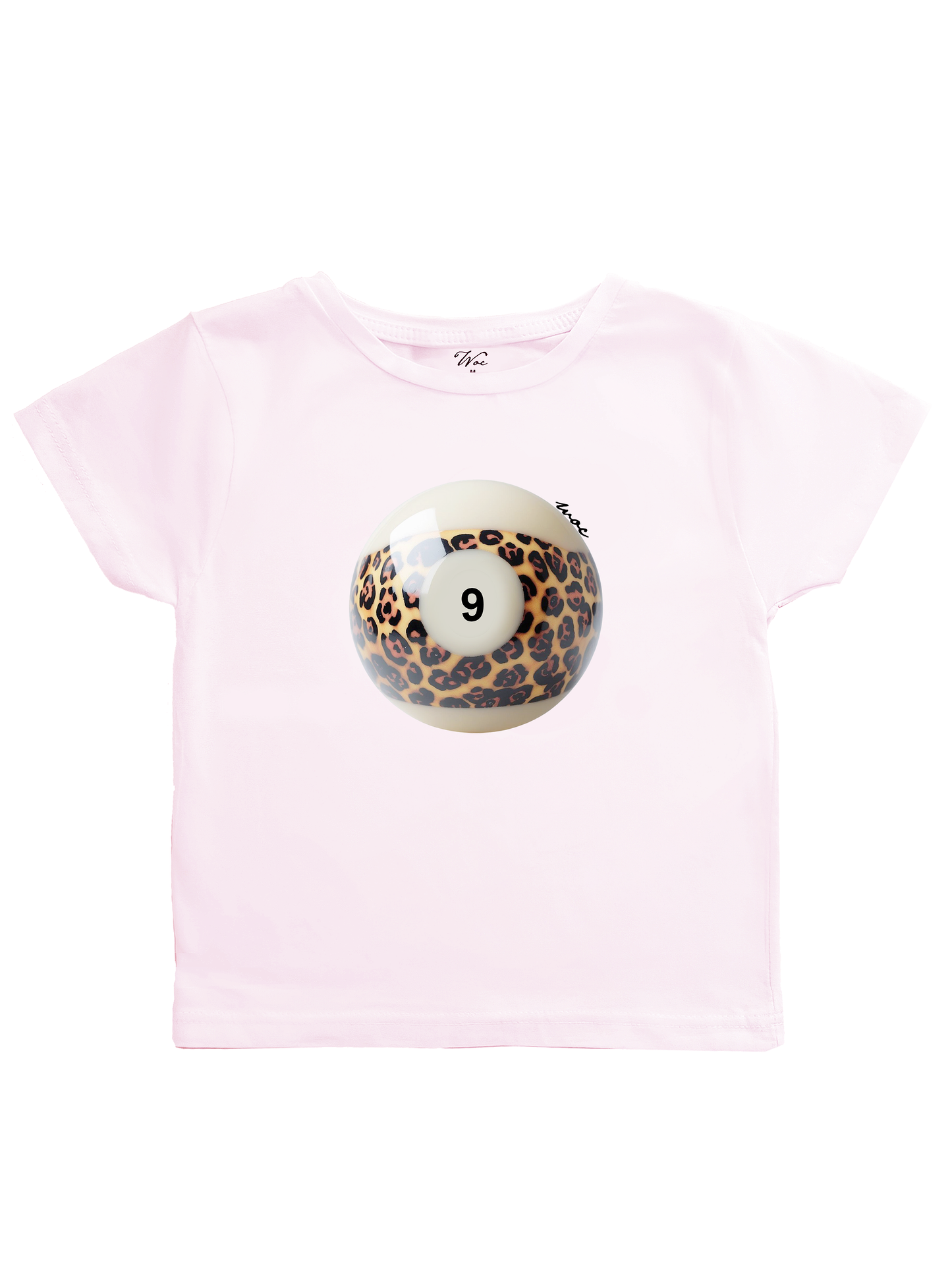 Number 9 Leopard Baby Tee