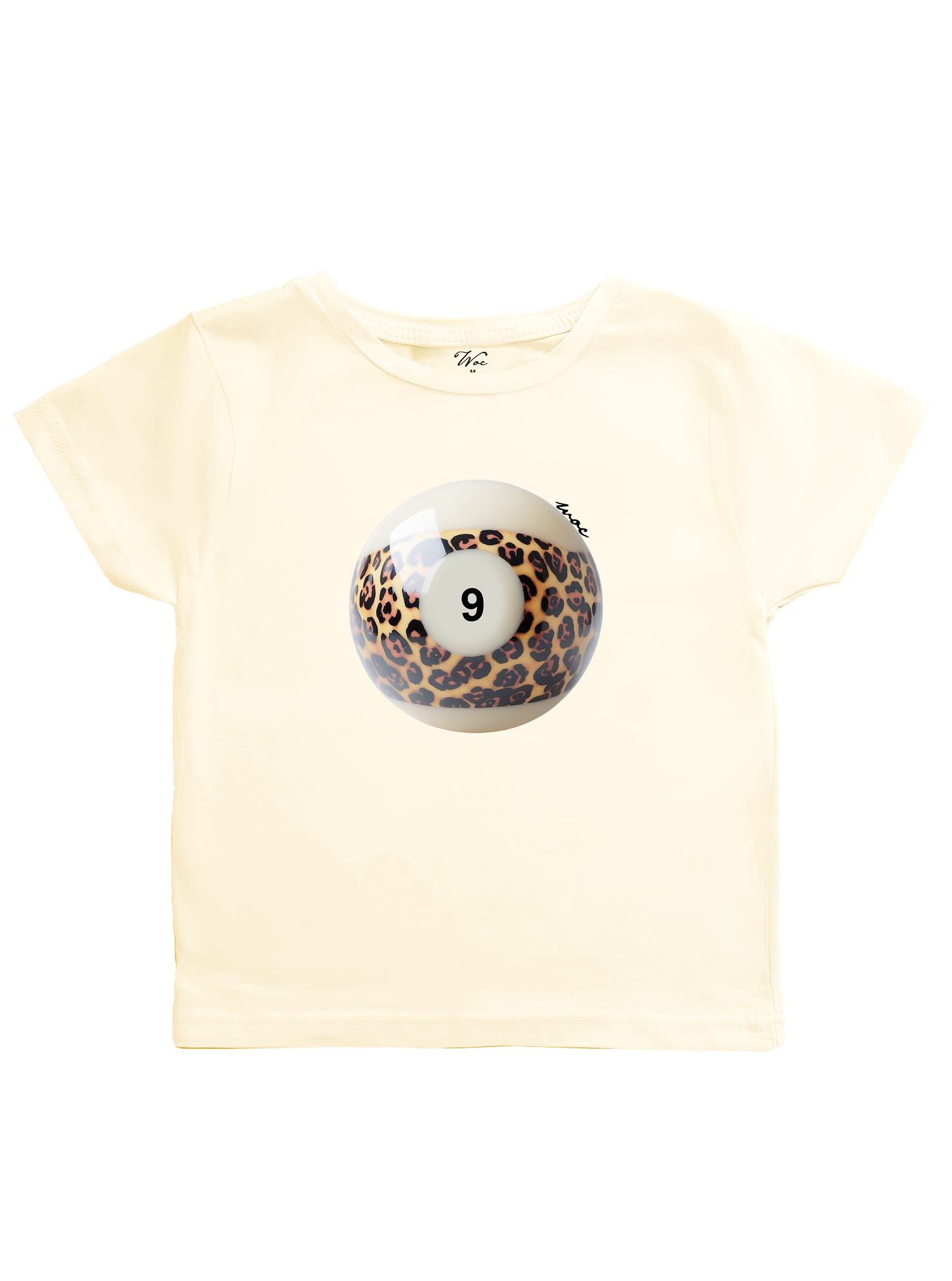 Number 9 Leopard Baby Tee