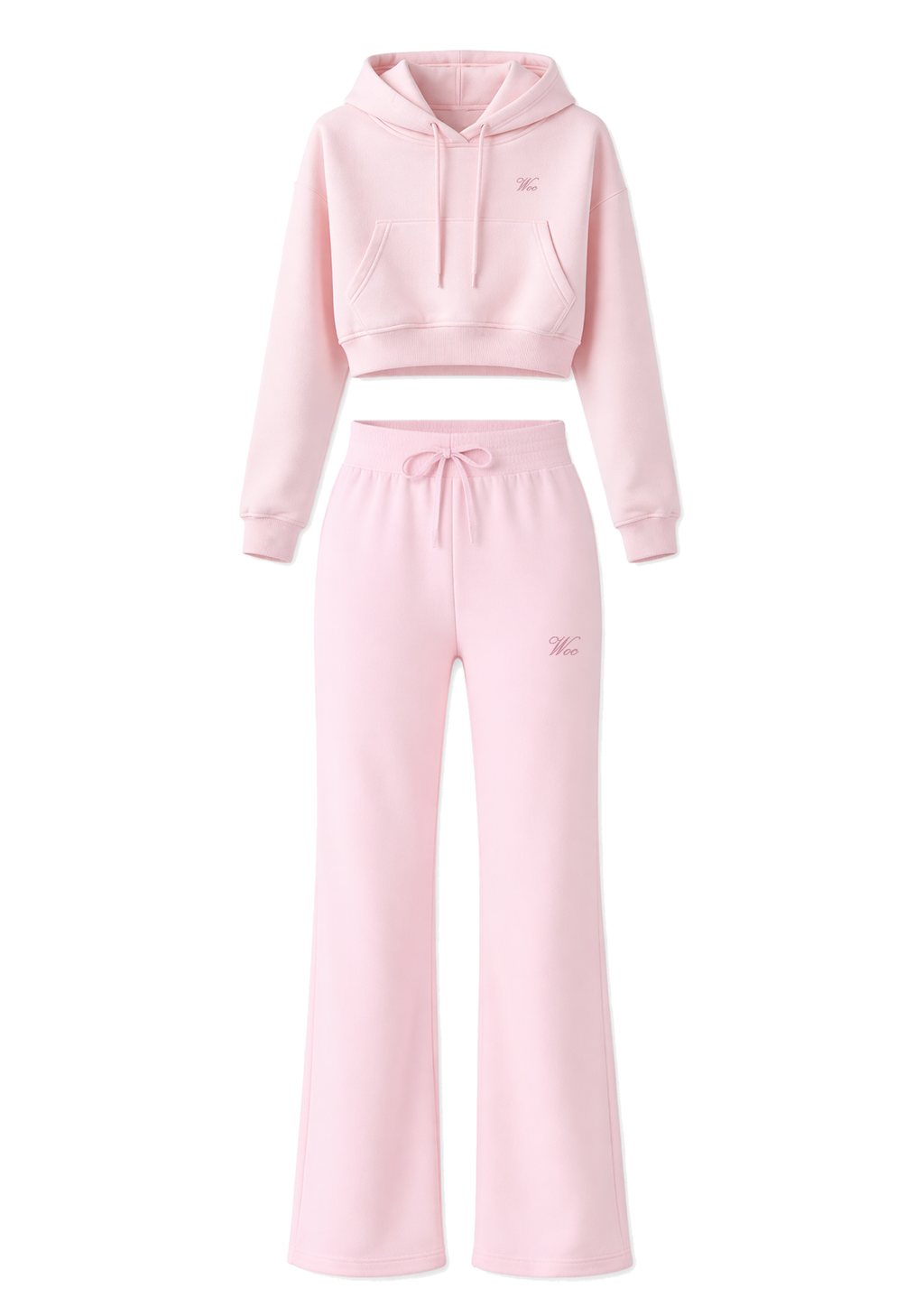 Silk-Touch Pink Duo Alt & Üst Takım