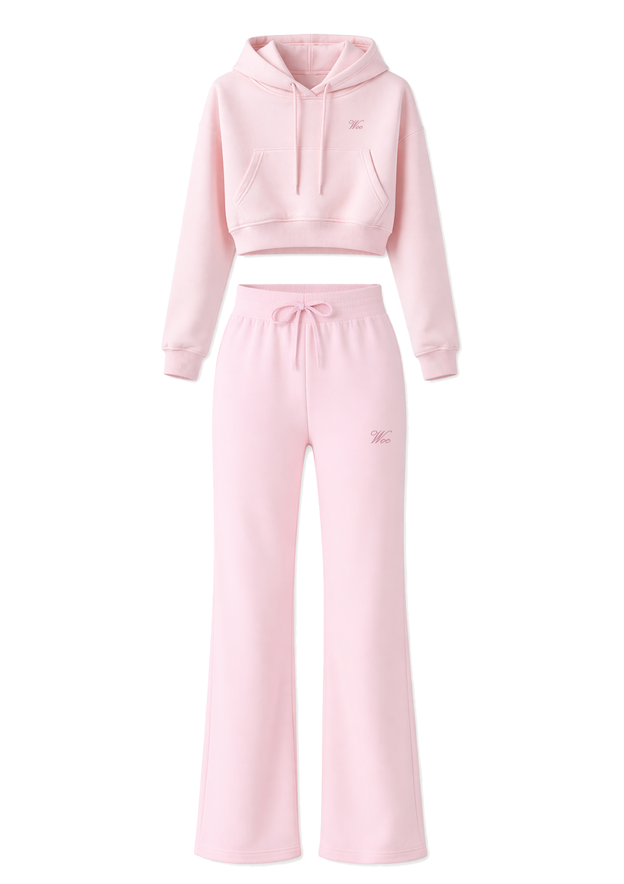 Silk-Touch Pink Duo Alt & Üst Takım