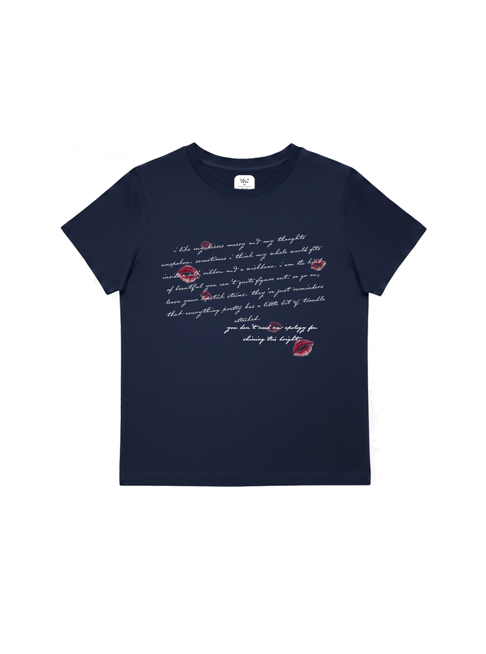 Lips & Lines Baby Tee
