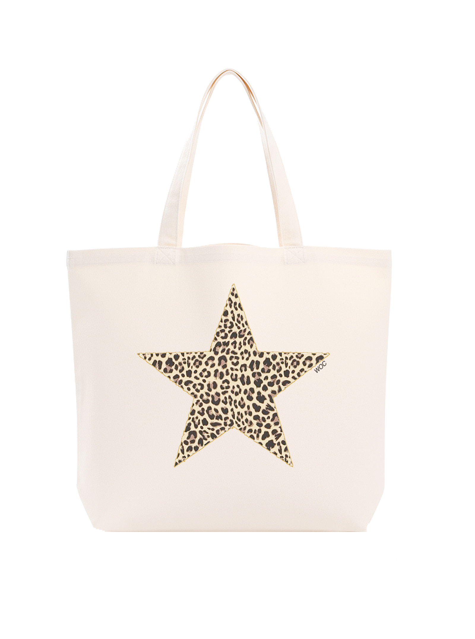 Leopard Star Tote Bag