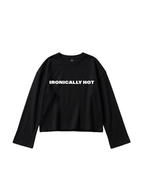 Ironically Hot Flare-Cuff Top