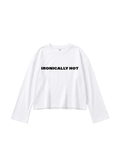 Ironically Hot Flare-Cuff Top