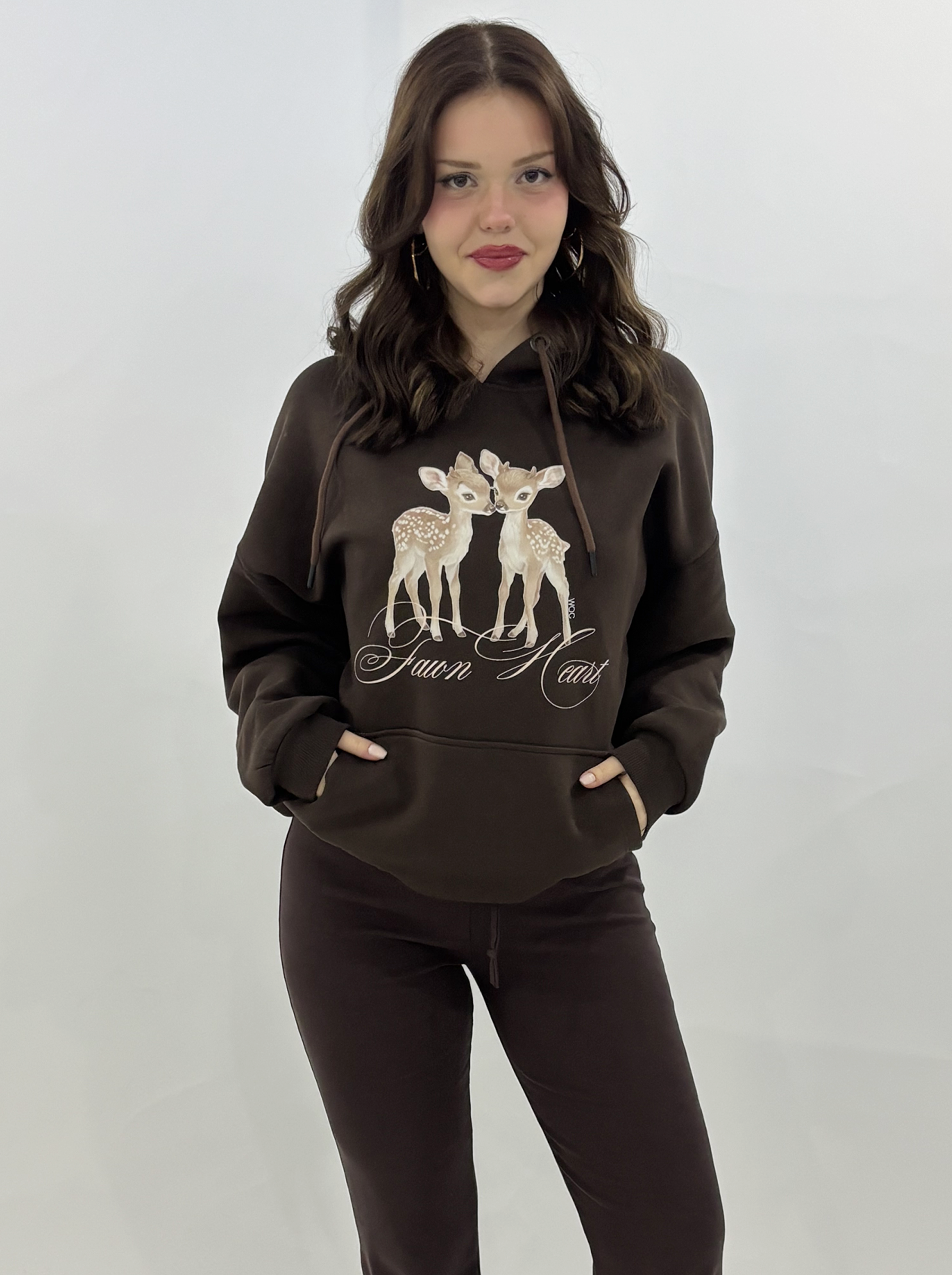 Fawn Heart Hoodie