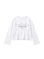 Too Pretty To Race Flare-Cuff Top