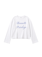 Brunette Privilege Flare-Cuff Top