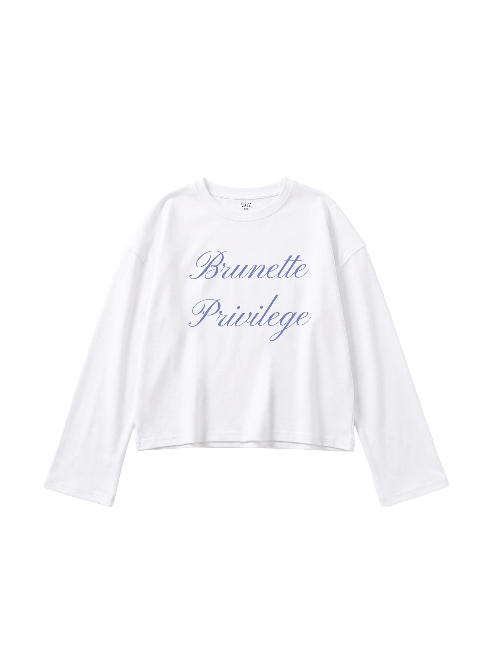 Brunette Privilege Flare-Cuff Top