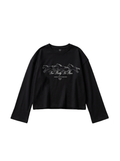 Too Pretty To Race Flare-Cuff Top