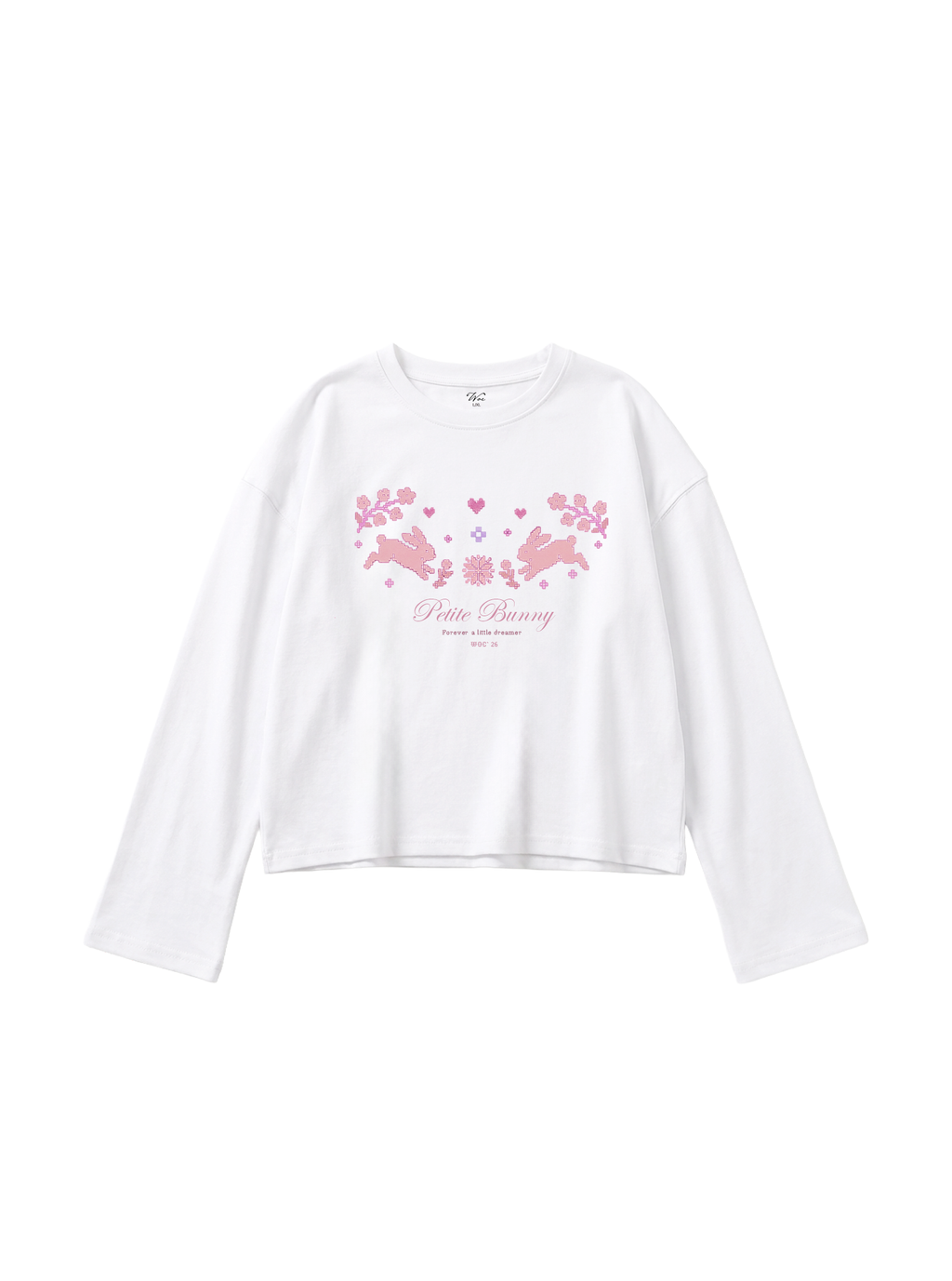 Petite Bunny Flare-Cuff Top