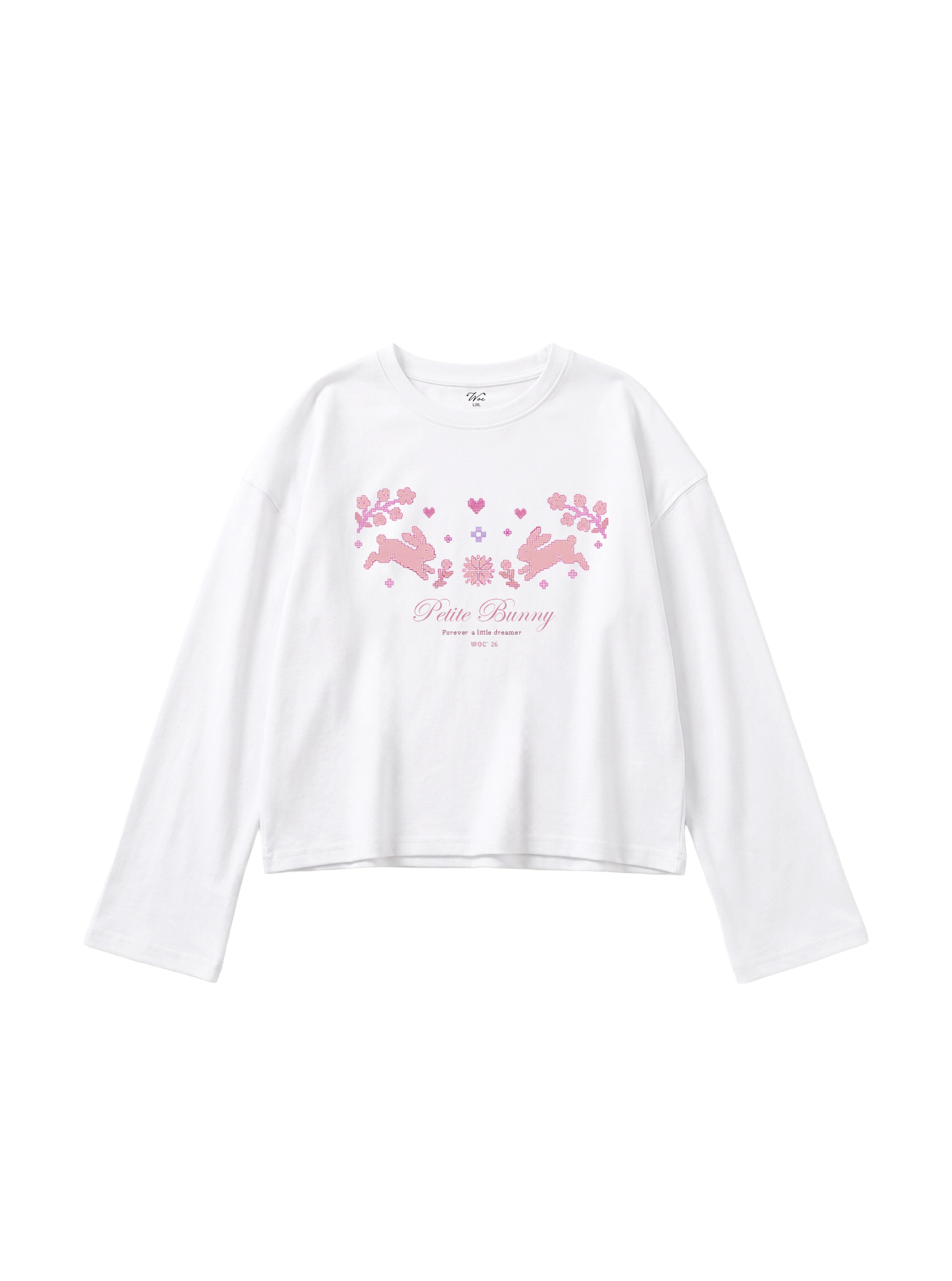 Petite Bunny Flare-Cuff Top