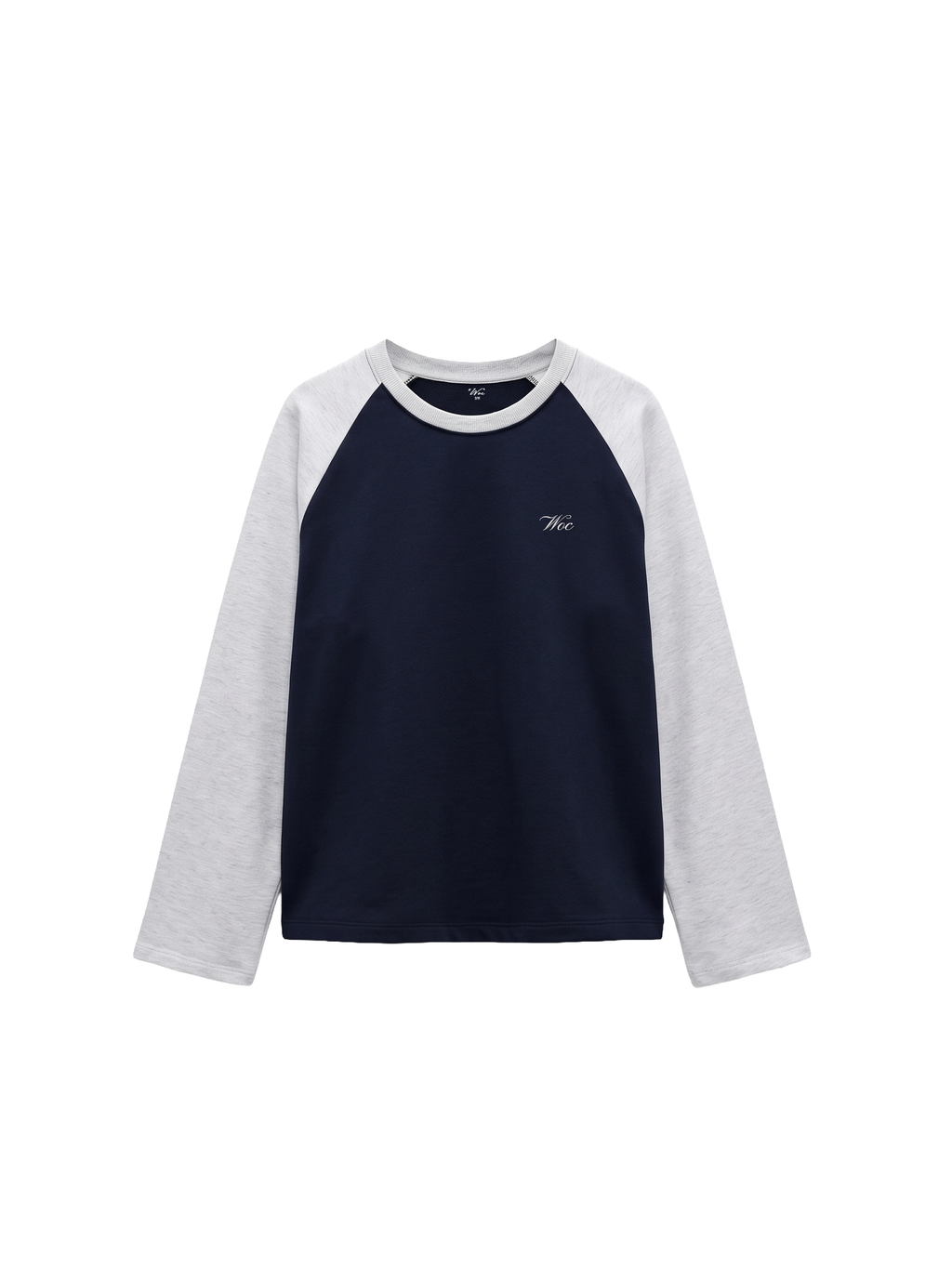 Contrast Raglan Sleeve Sweatshirt