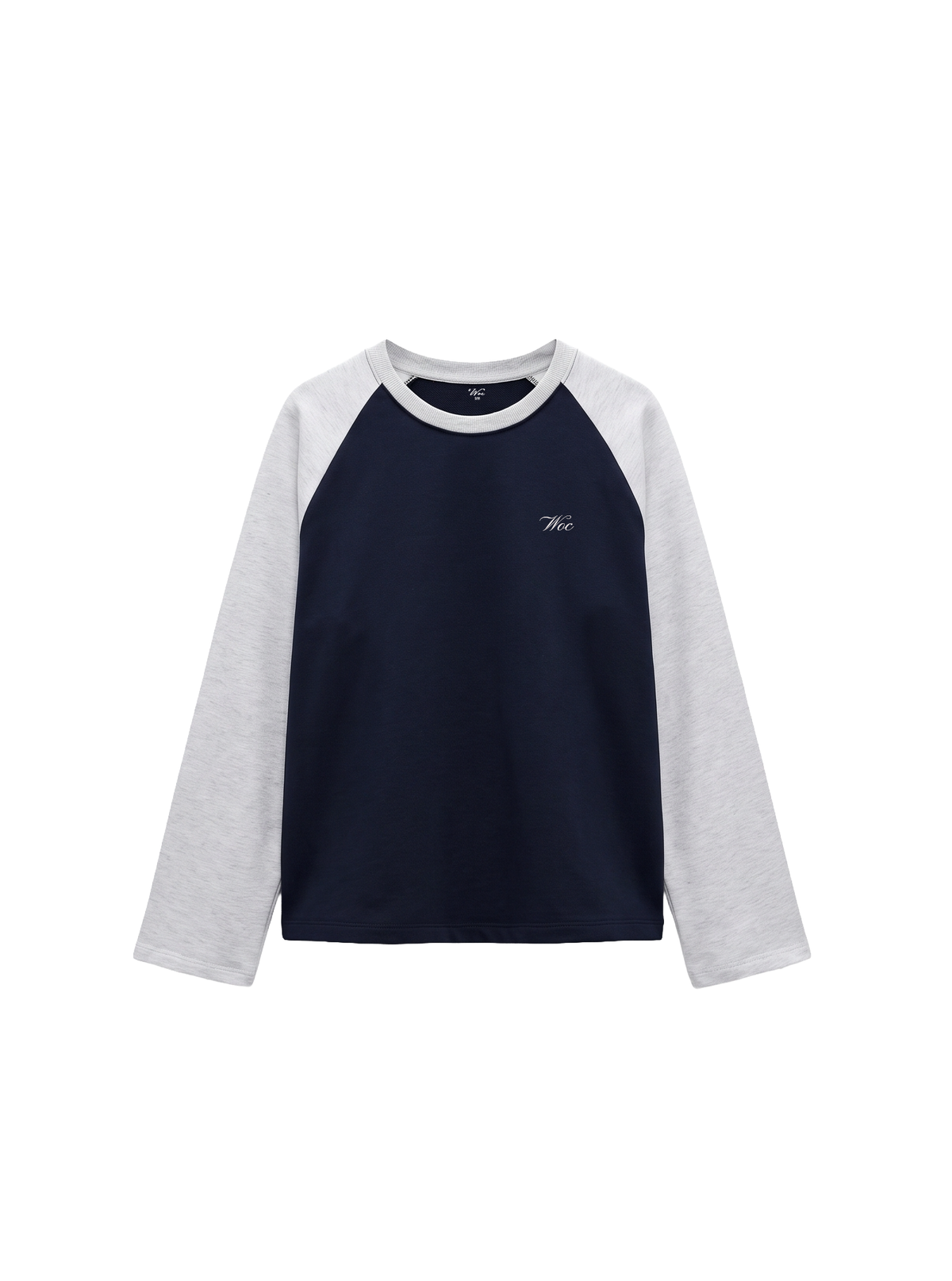 Contrast Raglan Sleeve Sweatshirt