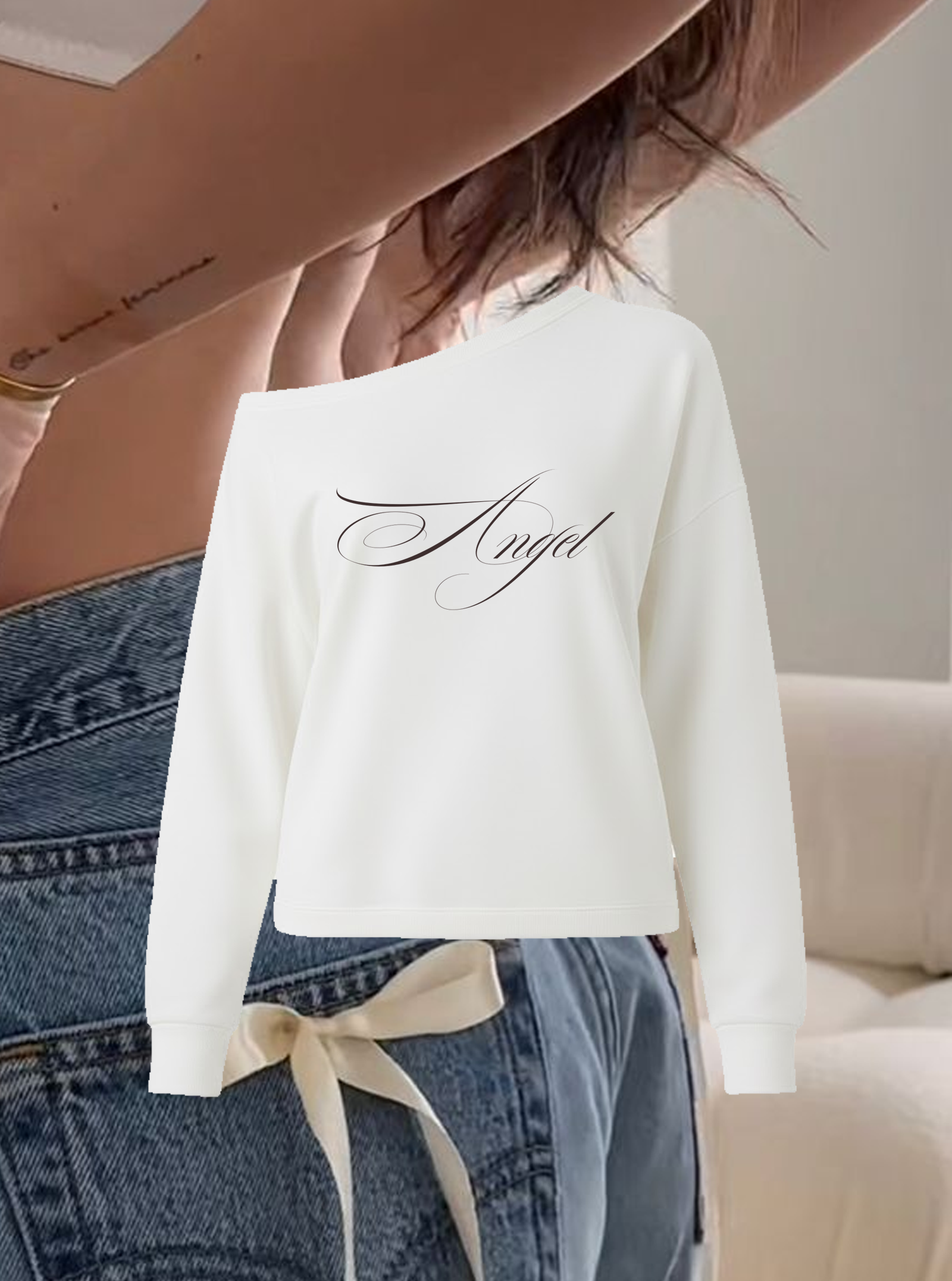 Angel One-Shoulder Top