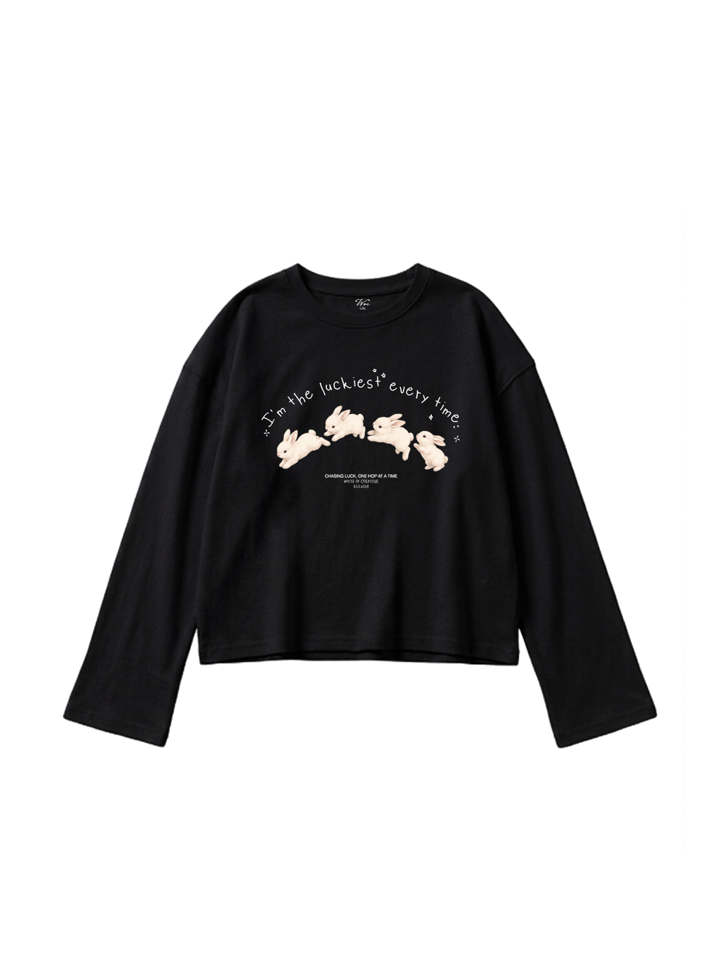 Luckiest Bunny Flare-Cuff Top