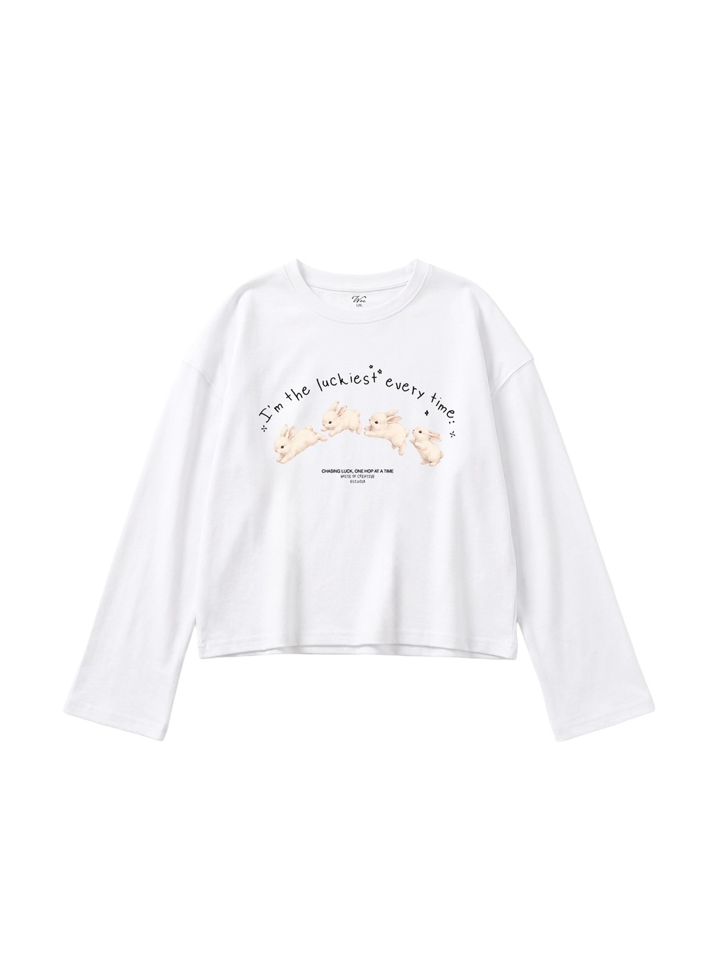 Luckiest Bunny Flare-Cuff Top
