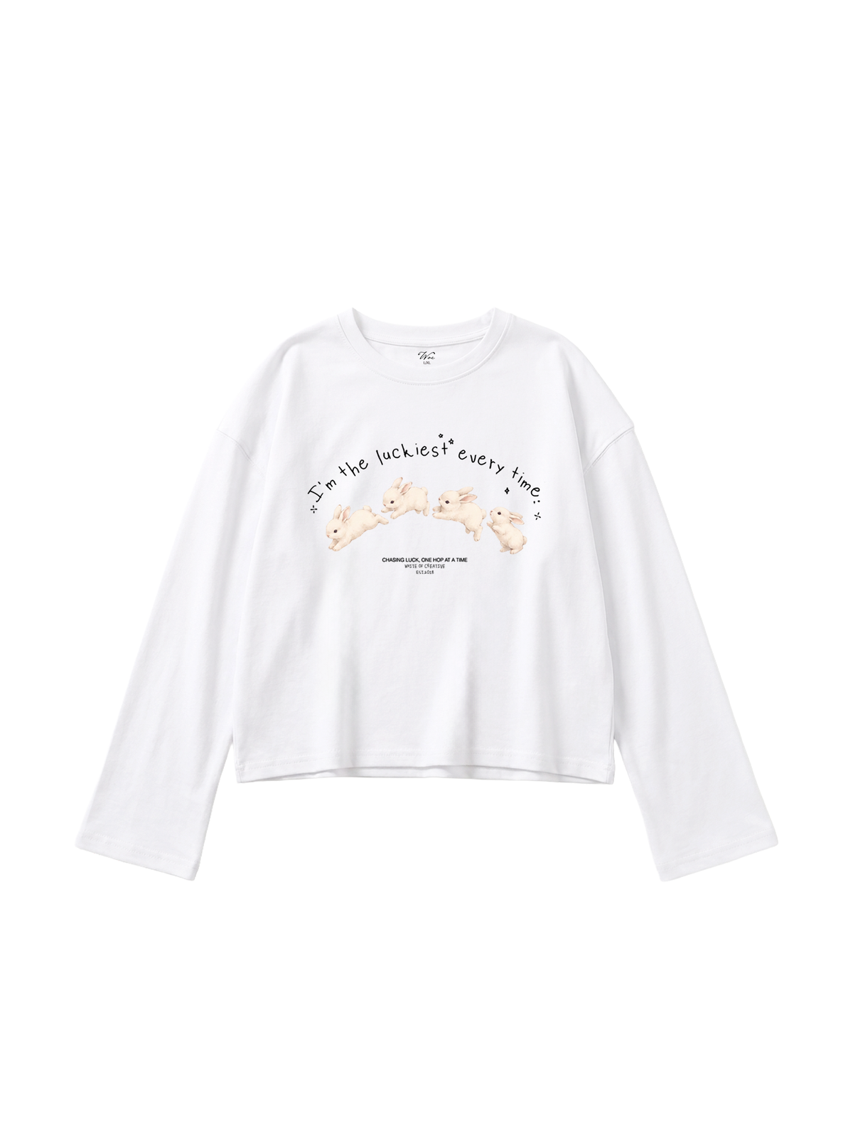 Luckiest Bunny Flare-Cuff Top