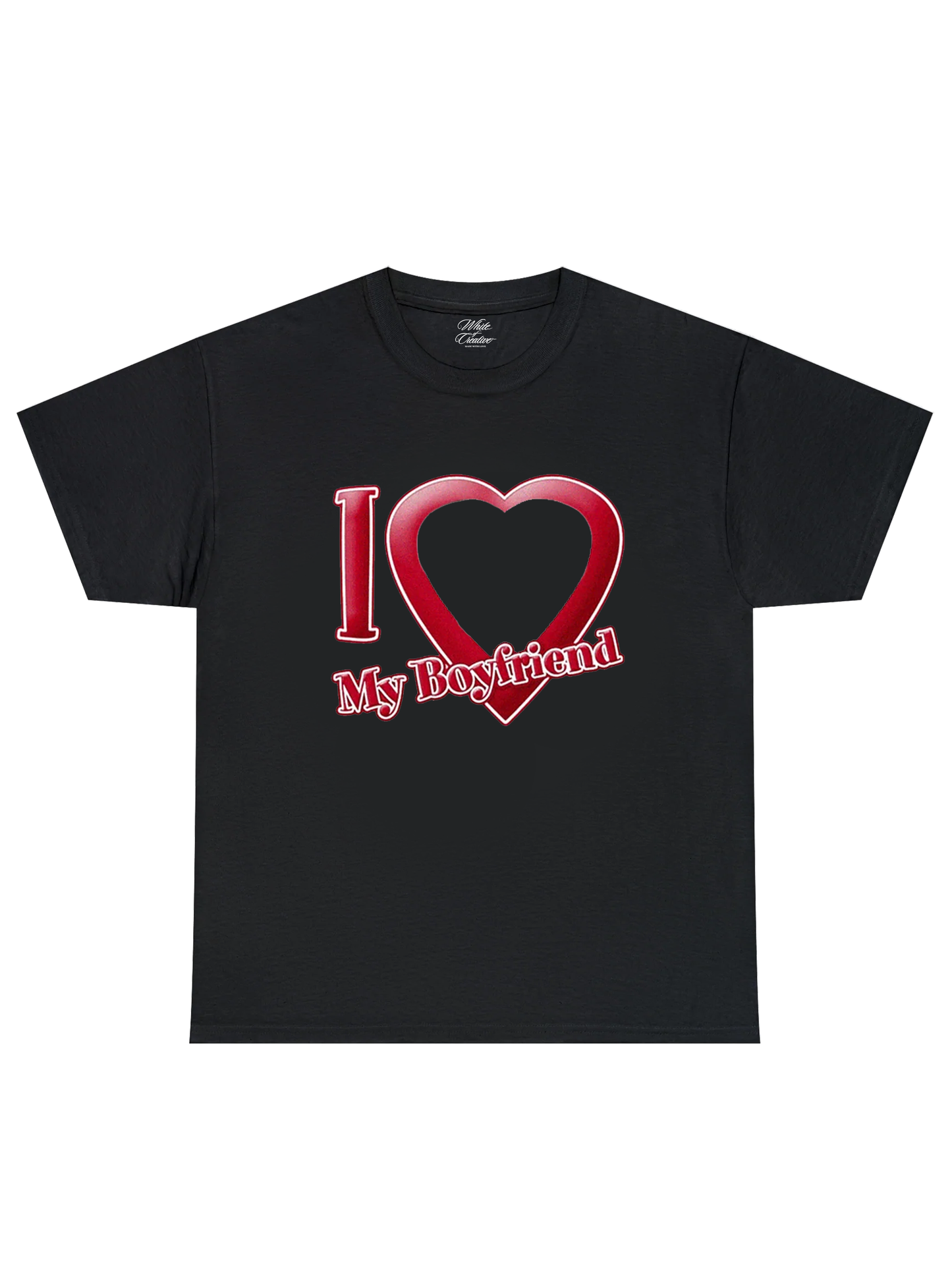 I Love My Boyfriend - İstediğin Resmi Bastır T-Shirt