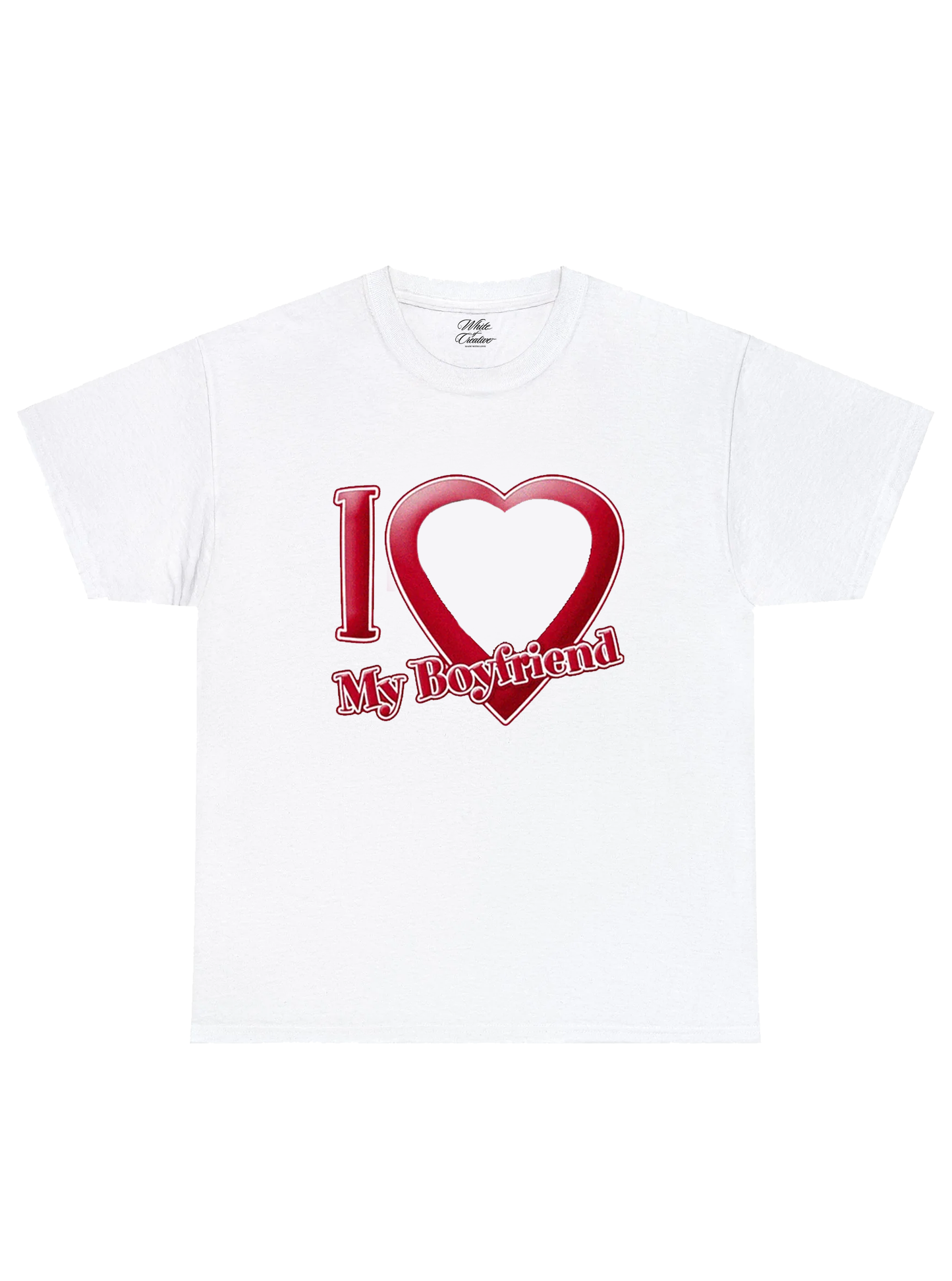 I Love My Boyfriend - İstediğin Resmi Bastır T-Shirt