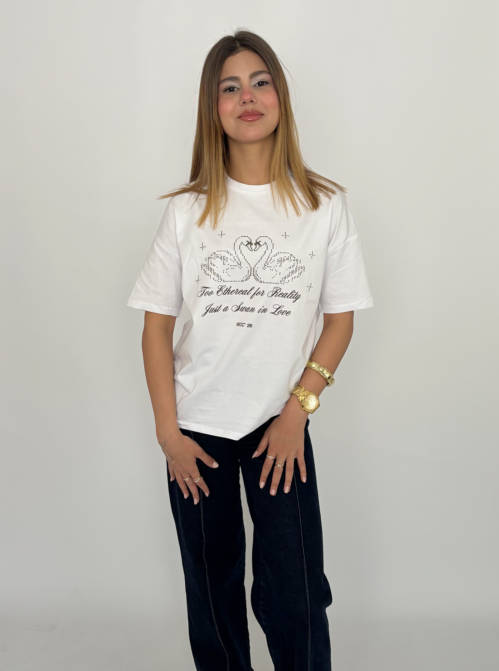 Ethereal Grace Swan T-Shirt
