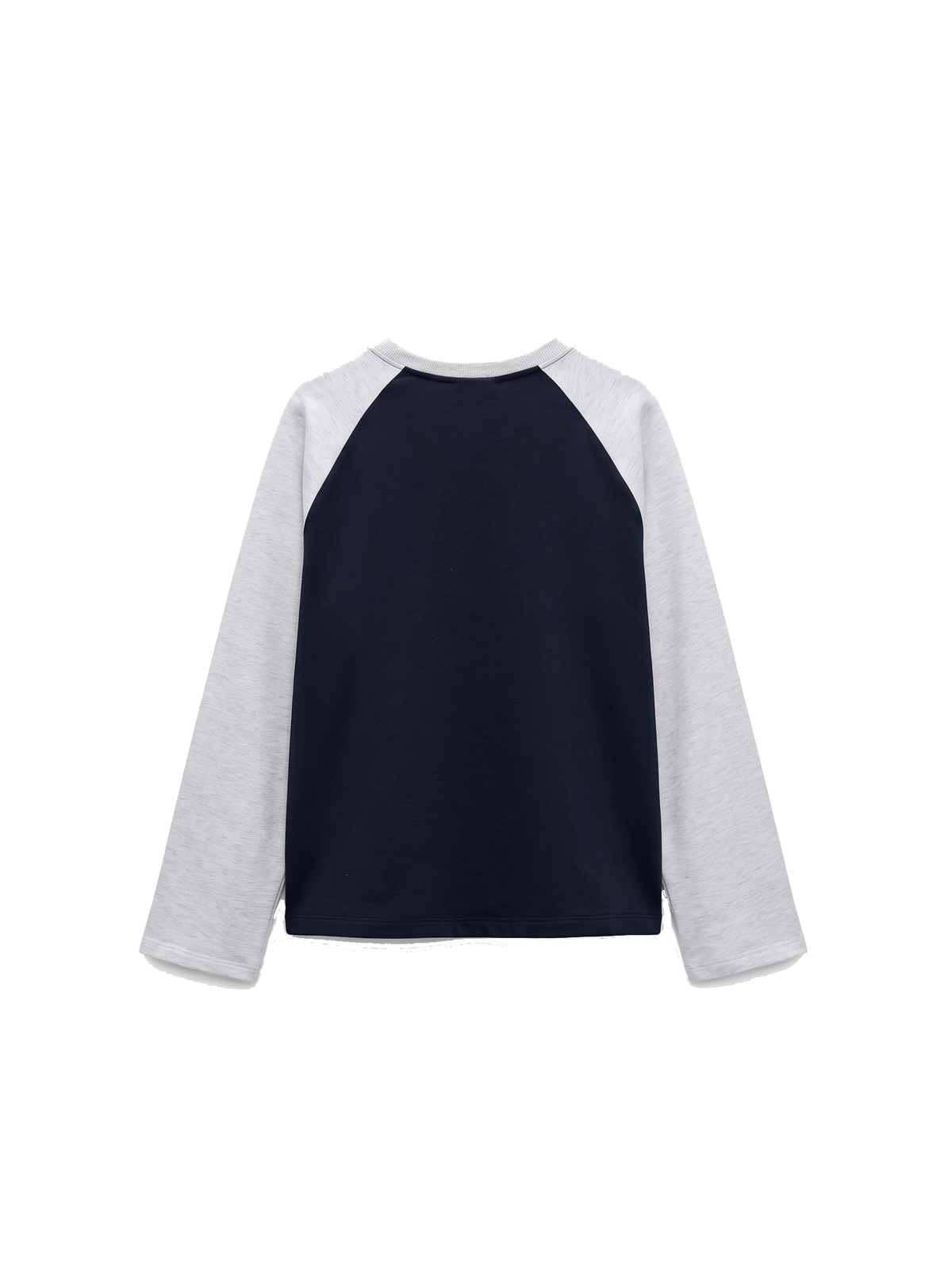 Contrast Raglan Sleeve Sweatshirt