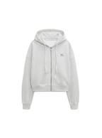 Angel Wings Boxy Zip Hoodie